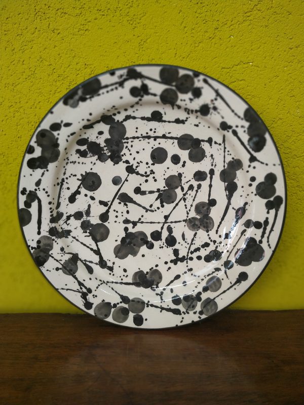 PIATTO M - Ceramica SAFI, fatto e dipinto a mano