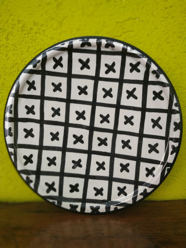 PIATTO M - Ceramica SAFI, fatto e dipinto a mano