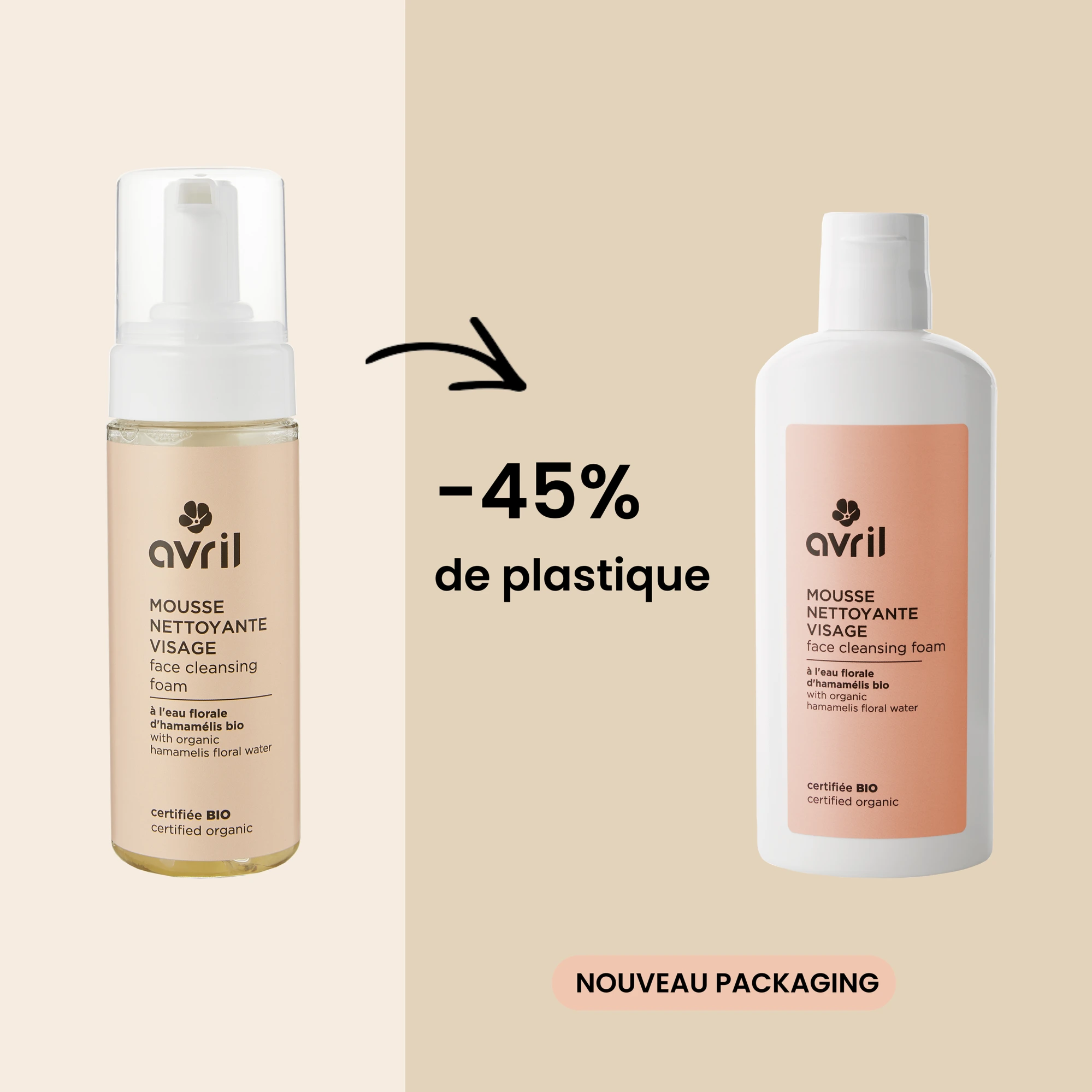 AVRIL - Schiuma detergente viso - immagine 3