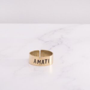 LOTI JEWELS - Anello MESSAGE SLIM
