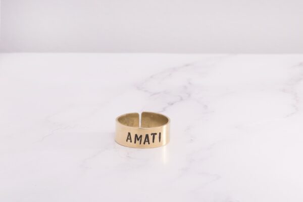 LOTI JEWELS - Anello MESSAGE SLIM