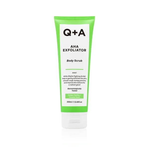 Q+A - Scrub corpo esfoliante AHA