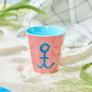 RICE-  Tazza media rossa Anchor Print