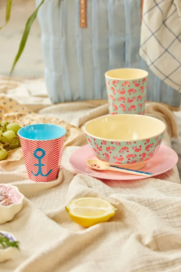 RICE-  Tazza media rossa Anchor Print - immagine 2
