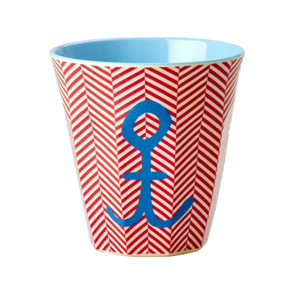 RICE-  Tazza media rossa Anchor Print - immagine 3