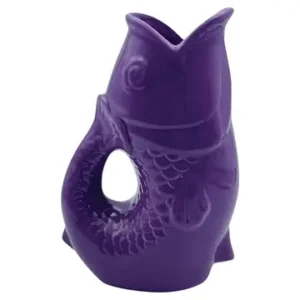 OPJET PARIS - Brocca vaso Pesce Viola