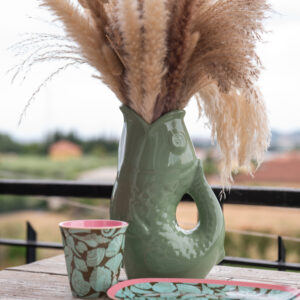 OPJET PARIS - Brocca vaso Pesce Matcha