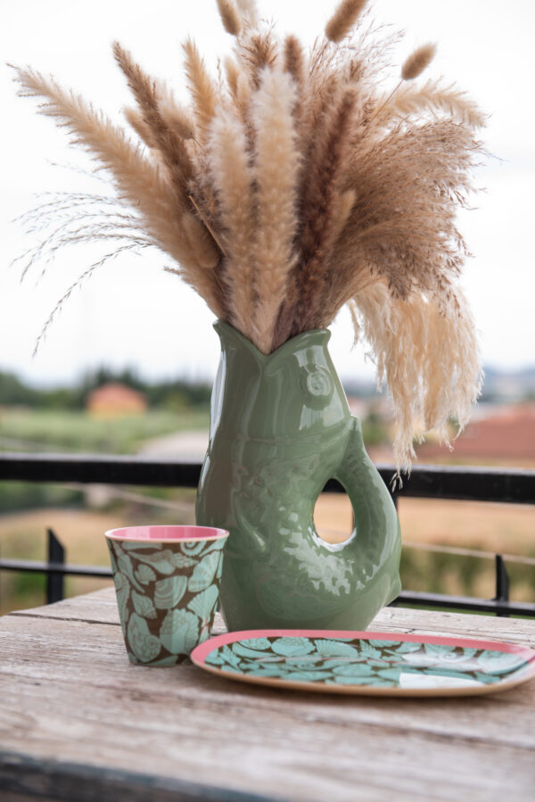 OPJET PARIS - Brocca vaso Pesce Matcha