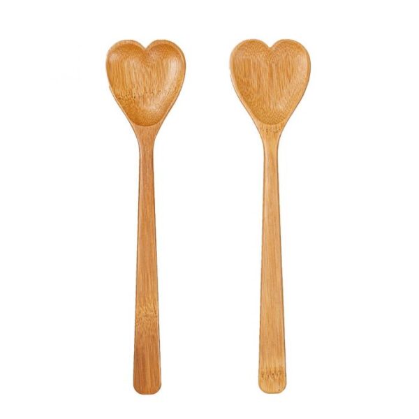 SASS & BELLE - Posate Cuore in bamboo
