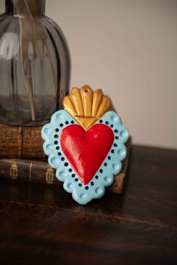 OLGA - Cuore Sacro (blu e rosso) - immagine 3