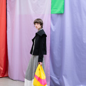 SUSAN BIJL The New Shopping Bag TV Yellow & Fluo Pink Medium FLASH 2025