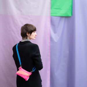 SUSAN BIJL The New Pouch Fluo Pink & Try Small FLASH 2025