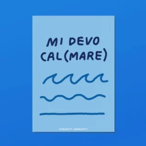DISEGNETTI DEPRESSETTI - Poster A4 Cal-Mare