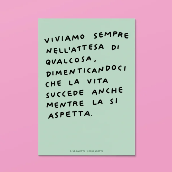 DISEGNETTI DEPRESSETTI - Cartolina Attesa
