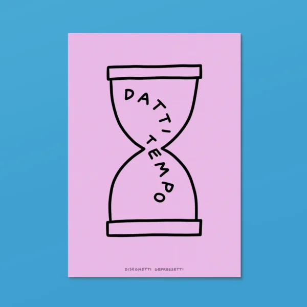 DISEGNETTI DEPRESSETTI - Cartolina Datti Tempo