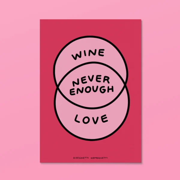 DISEGNETTI DEPRESSETTI - Poster A4 Never Enough