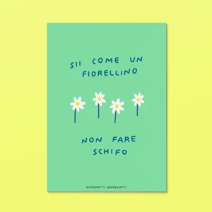 DISEGNETTI DEPRESSETTI - Cartolina Non Fare Schifo