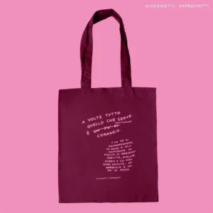 DISEGNETTI DEPRESSETTI - Shopper Coraggio