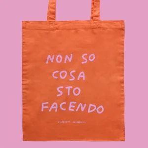 DISEGNETTI DEPRESSETTI - Shopper Non So Cosa Sto Facendo