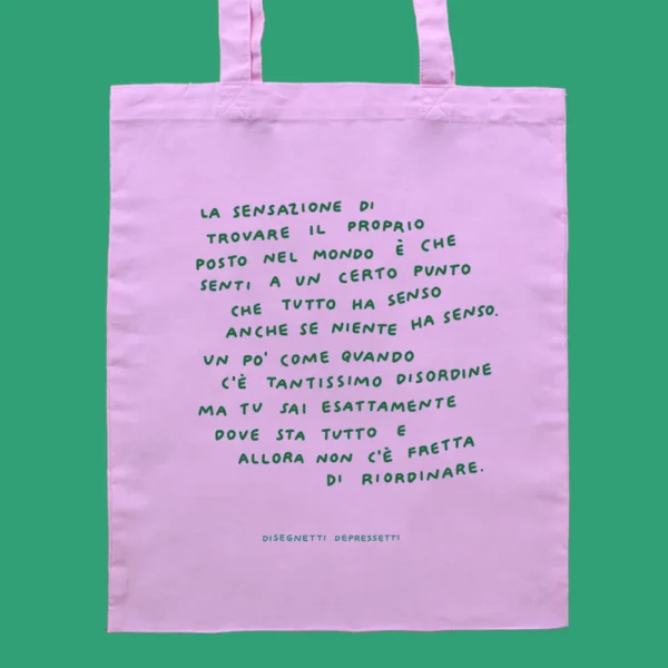DISEGNETTI DEPRESSETTI - Shopper Posto Nel Mondo