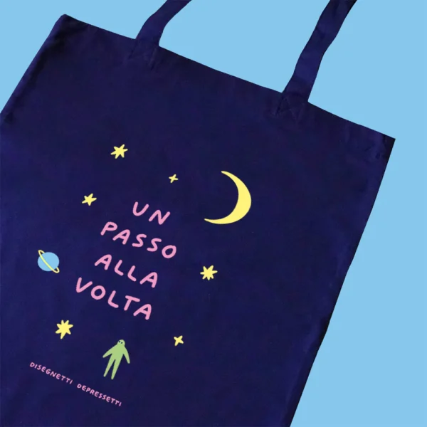 DISEGNETTI DEPRESSETTI - Shopper Un Passo Alla Volta - immagine 2