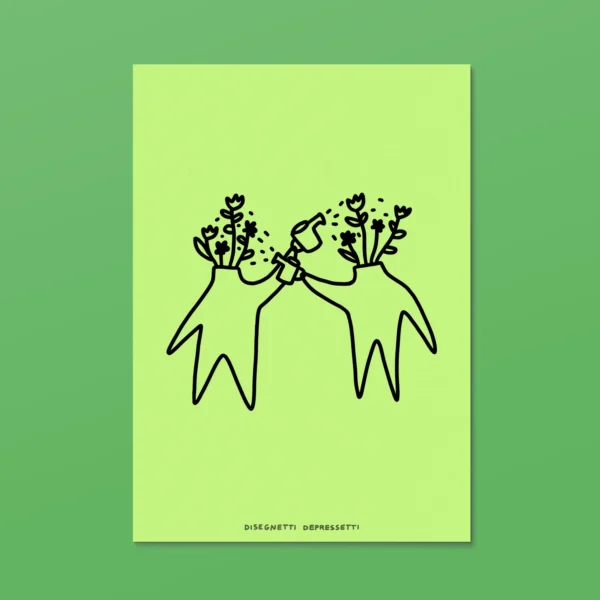 DISEGNETTI DEPRESSETTI - Poster 30x40 Together