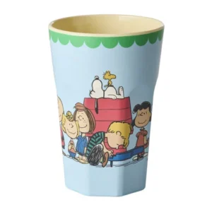 RICE- Bicchiere grande blu tenue - Snoopy Print