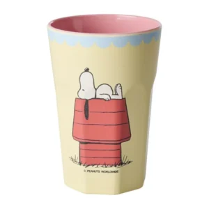RICE- Bicchiere grande crema - Snoopy Print