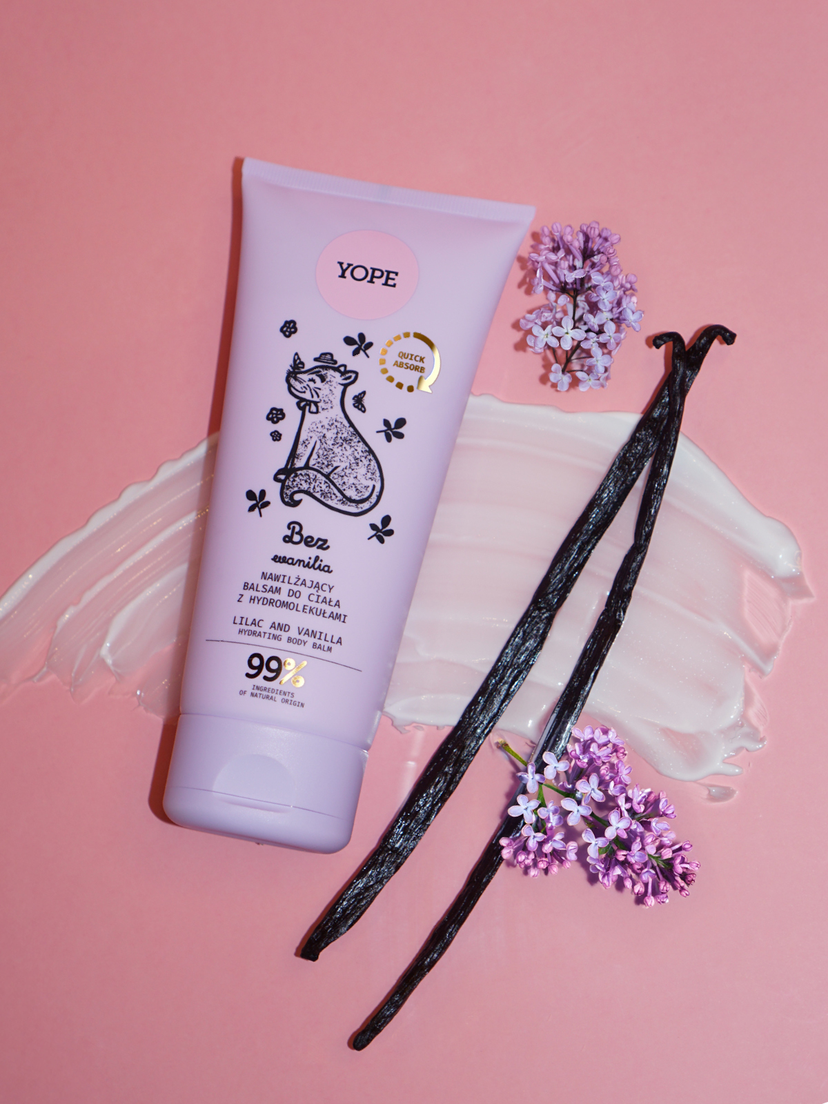 YOPE - Crema Corpo Fiori di Lillà e Vaniglia - immagine 3