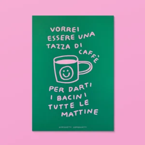 DISEGNETTI DEPRESSETTI - Poster A4 Tazzina