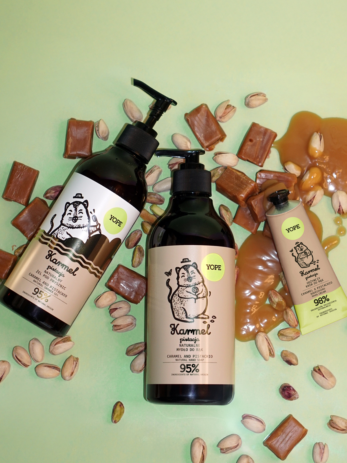 YOPE - Shower Gel Caramello e Pistacchio - immagine 4