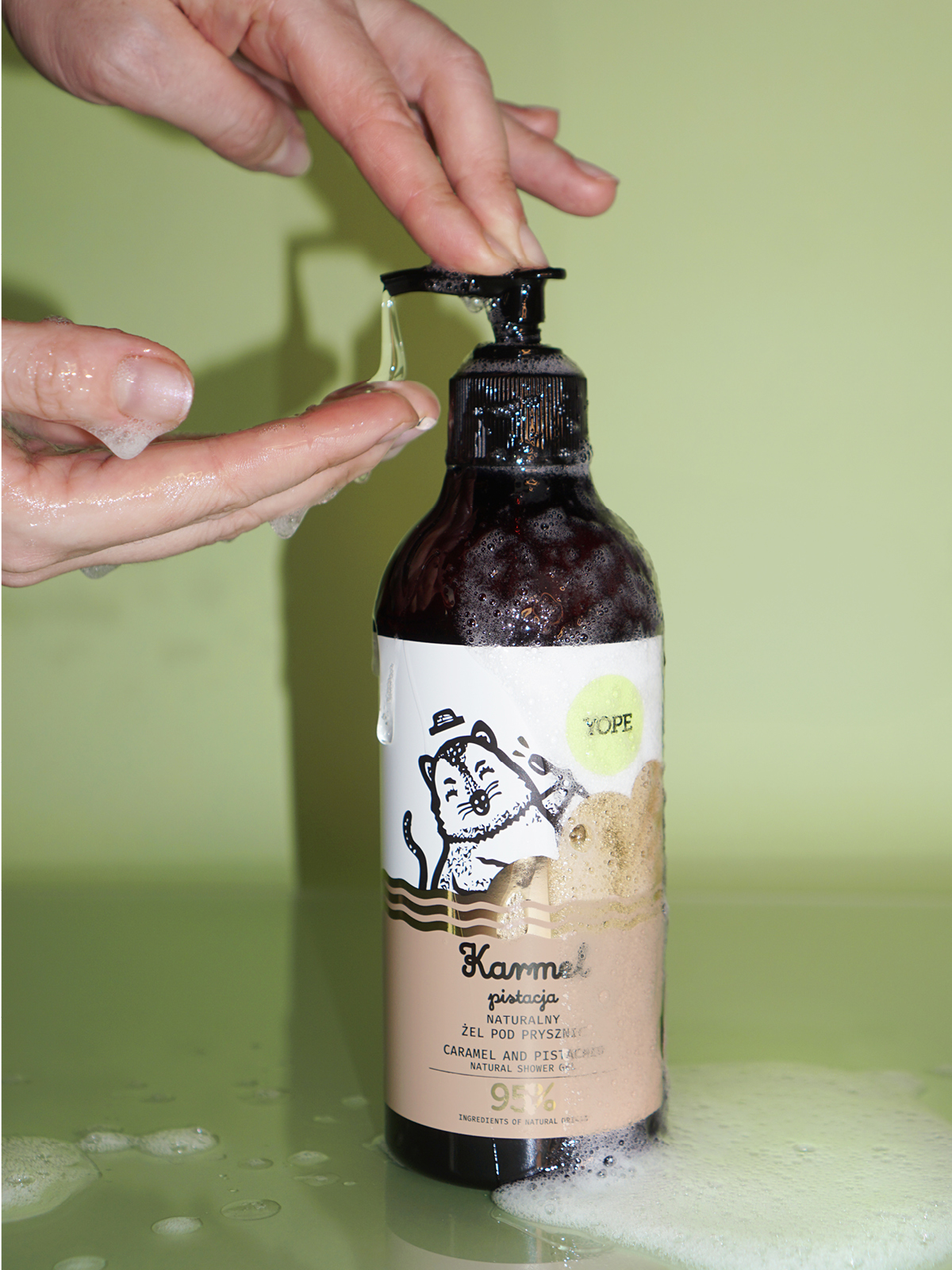 YOPE - Shower Gel Caramello e Pistacchio - immagine 2
