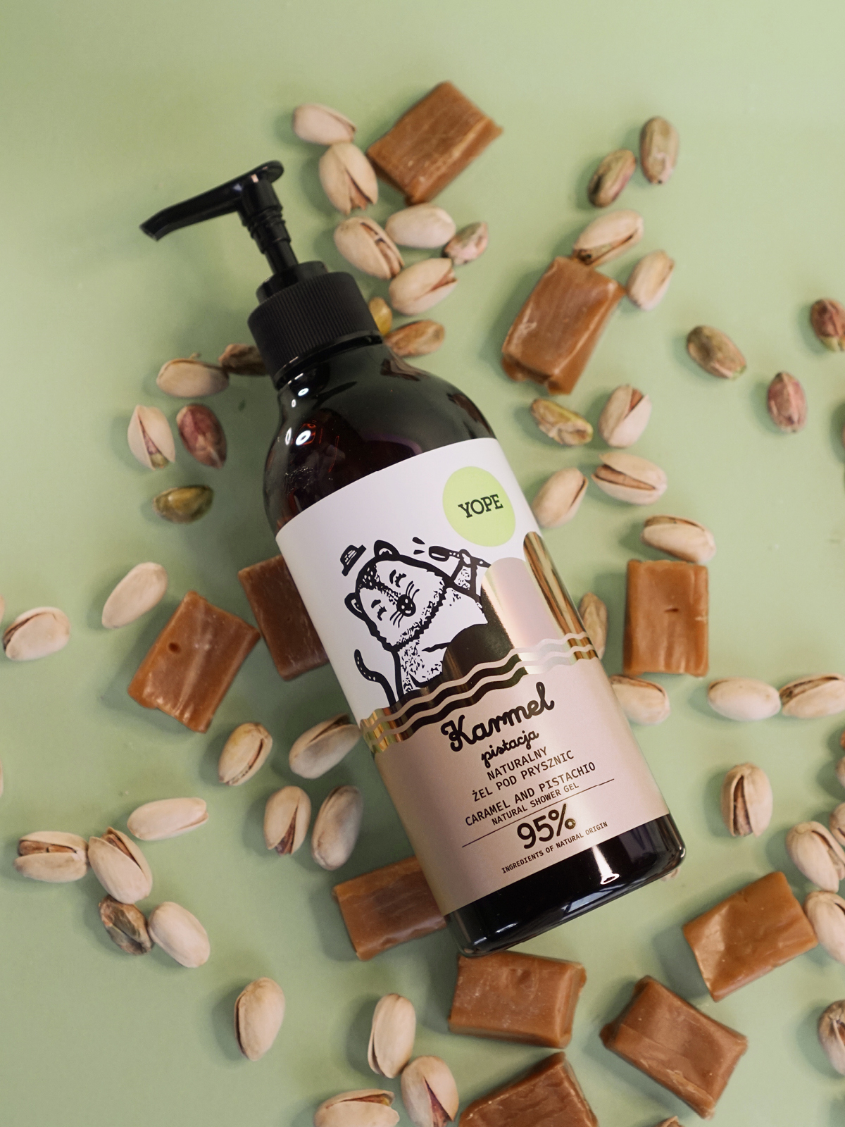 YOPE - Shower Gel Caramello e Pistacchio - immagine 3