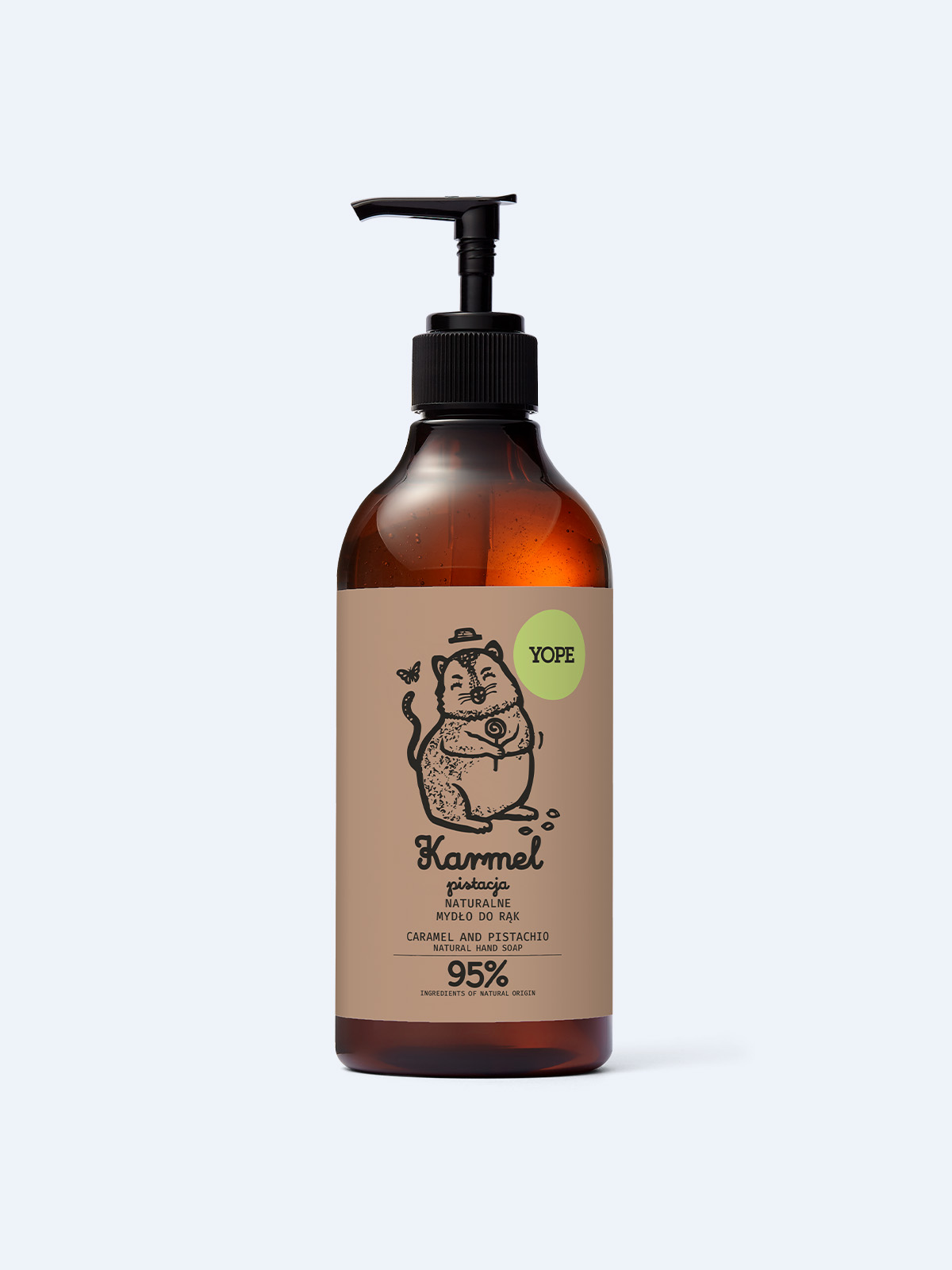 YOPE - Sapone Mani Caramello e Pistacchio