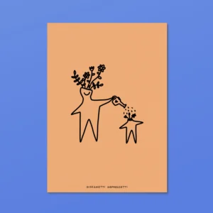 DISEGNETTI DEPRESSETTI - Cartolina Parents