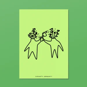 DISEGNETTI DEPRESSETTI - Poster A4 Together