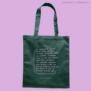 DISEGNETTI DEPRESSETTI - Shopper Altre Vite