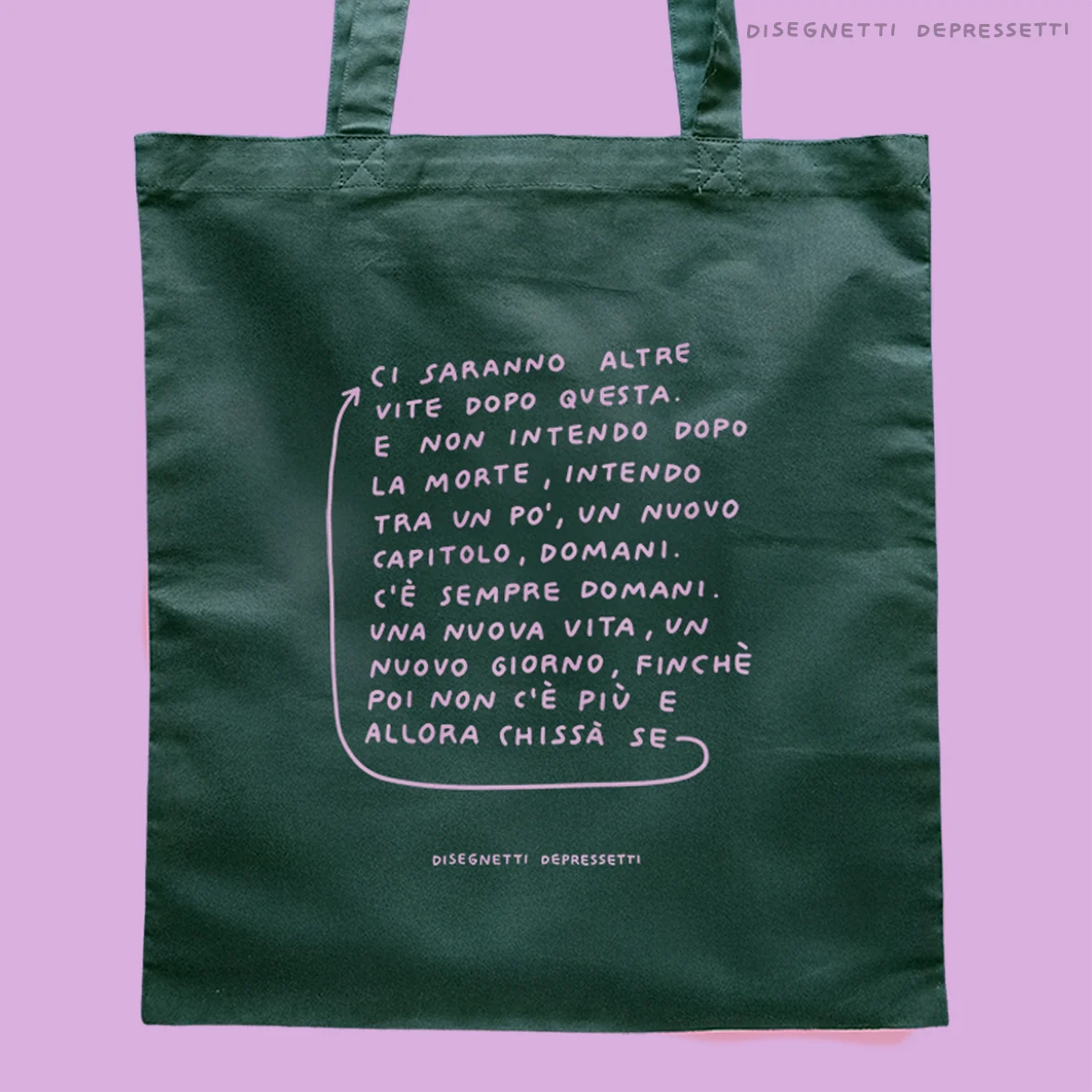 DISEGNETTI DEPRESSETTI - Shopper Altre Vite - immagine 2