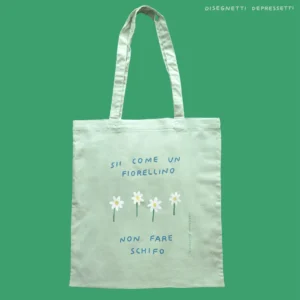 DISEGNETTI DEPRESSETTI - Shopper Non Fare Schifo