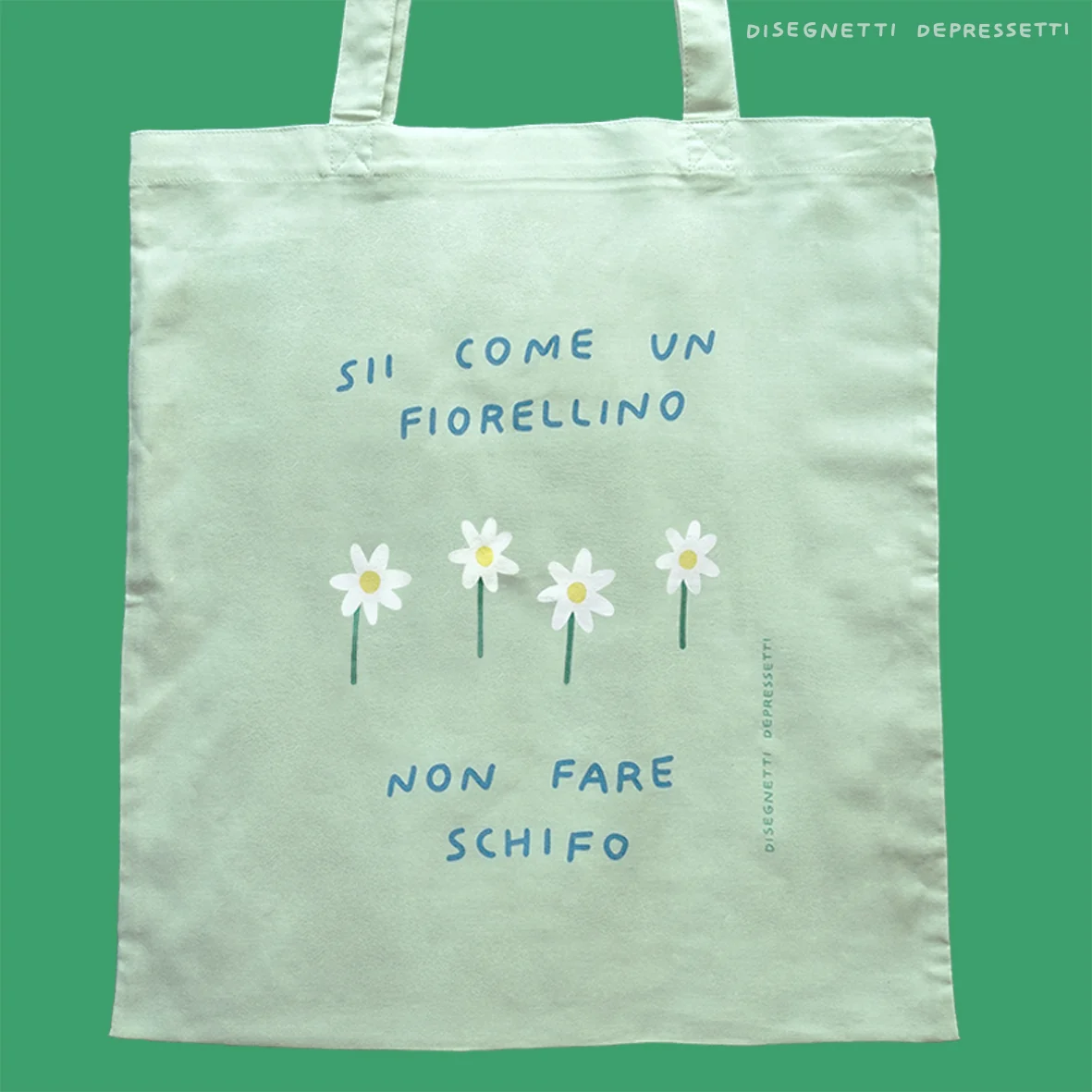 DISEGNETTI DEPRESSETTI - Shopper Non Fare Schifo - immagine 2