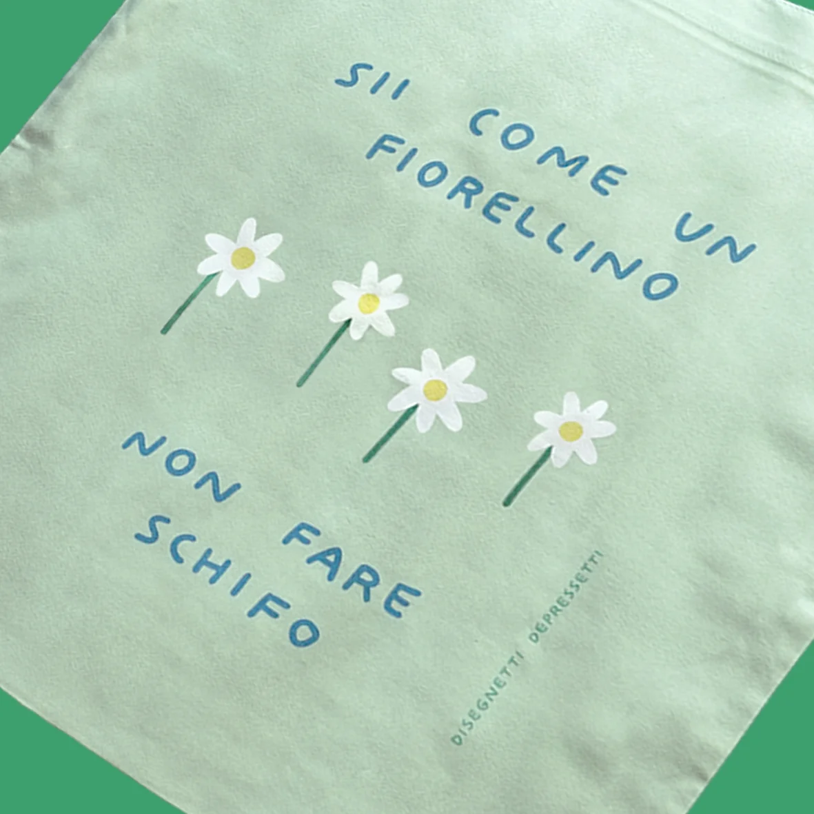 DISEGNETTI DEPRESSETTI - Shopper Non Fare Schifo - immagine 3